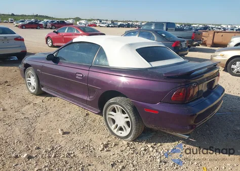 1996 Ford Mustang Gt из США, поврежденный, VIN 1FALP45X9TF107643
